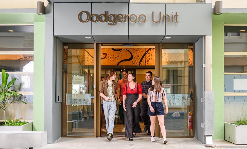 Students leaving Oodgeroo Unit facilities