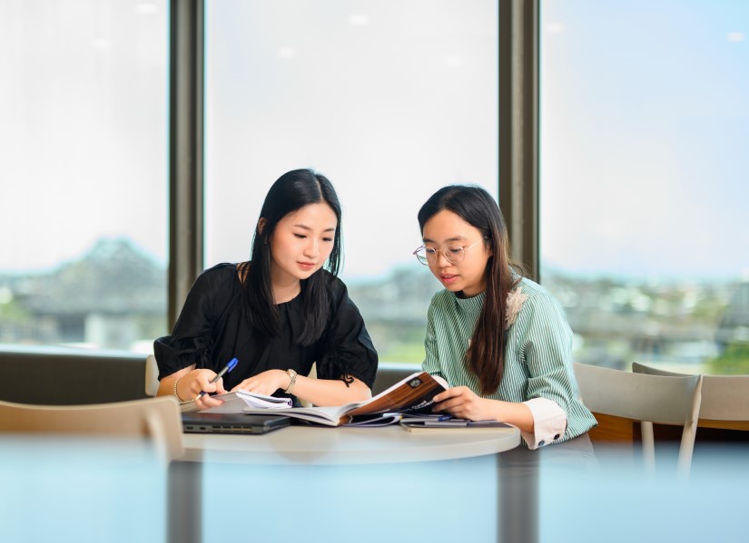 Sally and Crystal working together