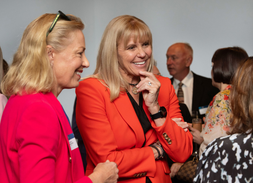 Cindy Hook at Pre-BLF function