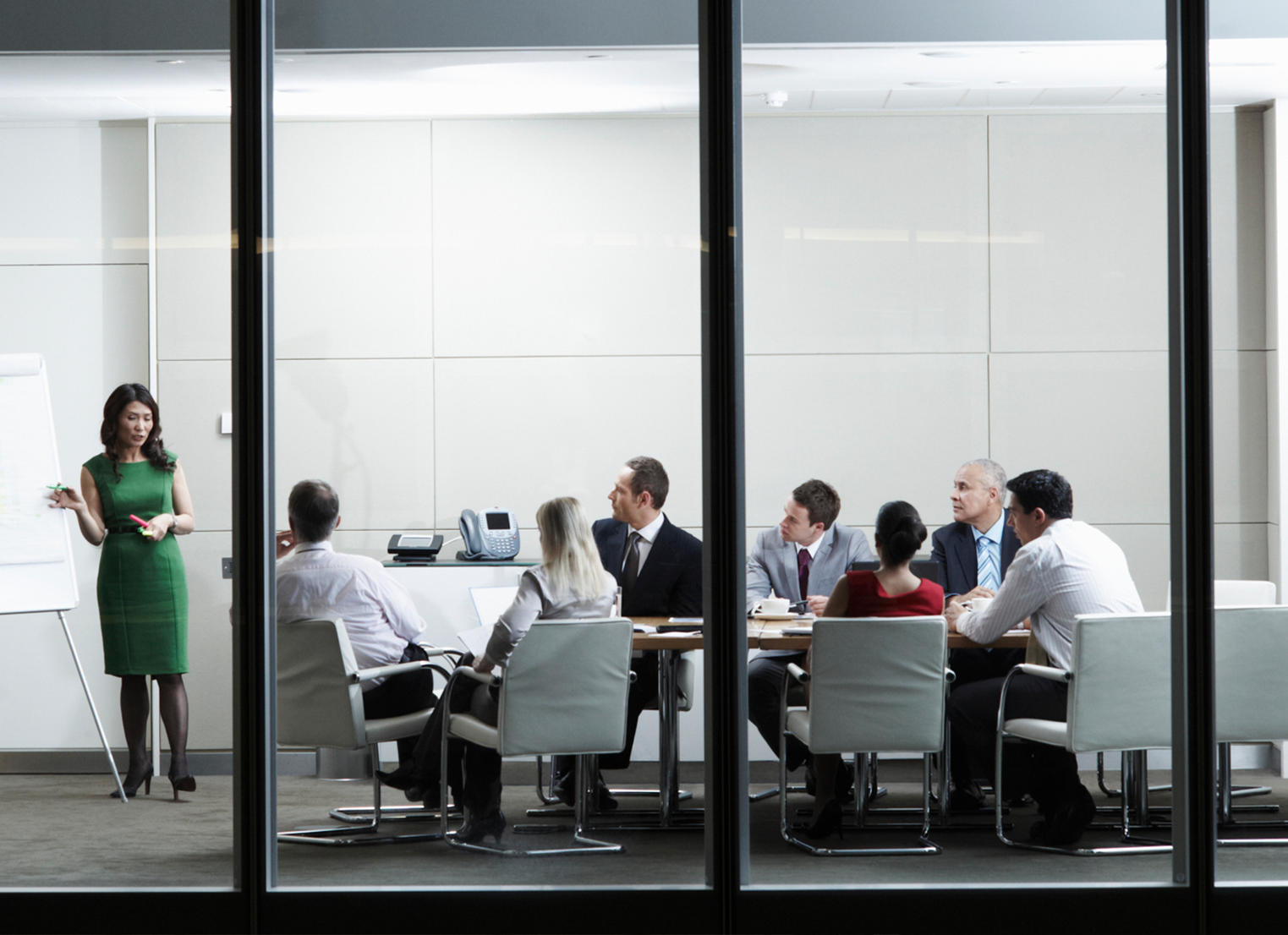 People in board meeting