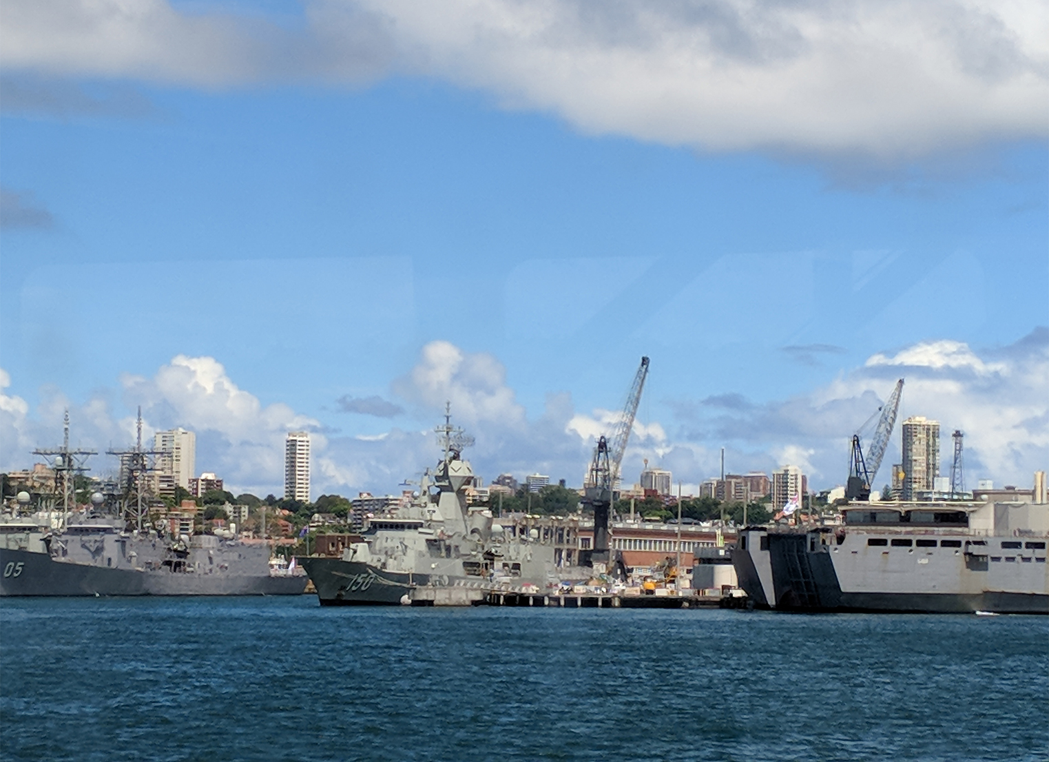 Warships in Sydney