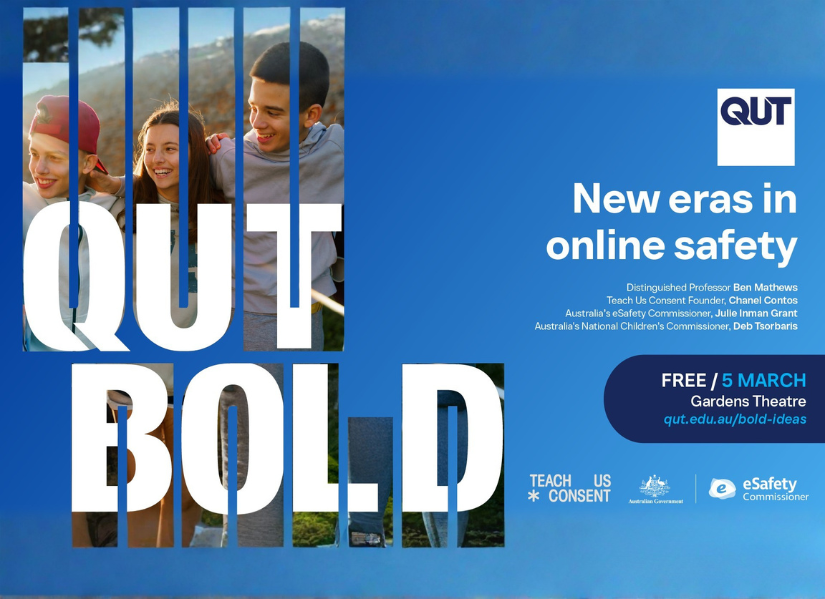 Bold event promotional image