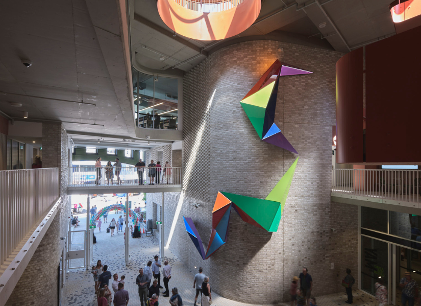 public artwork at Yarilla Place, NSW, by Emma Coulter.