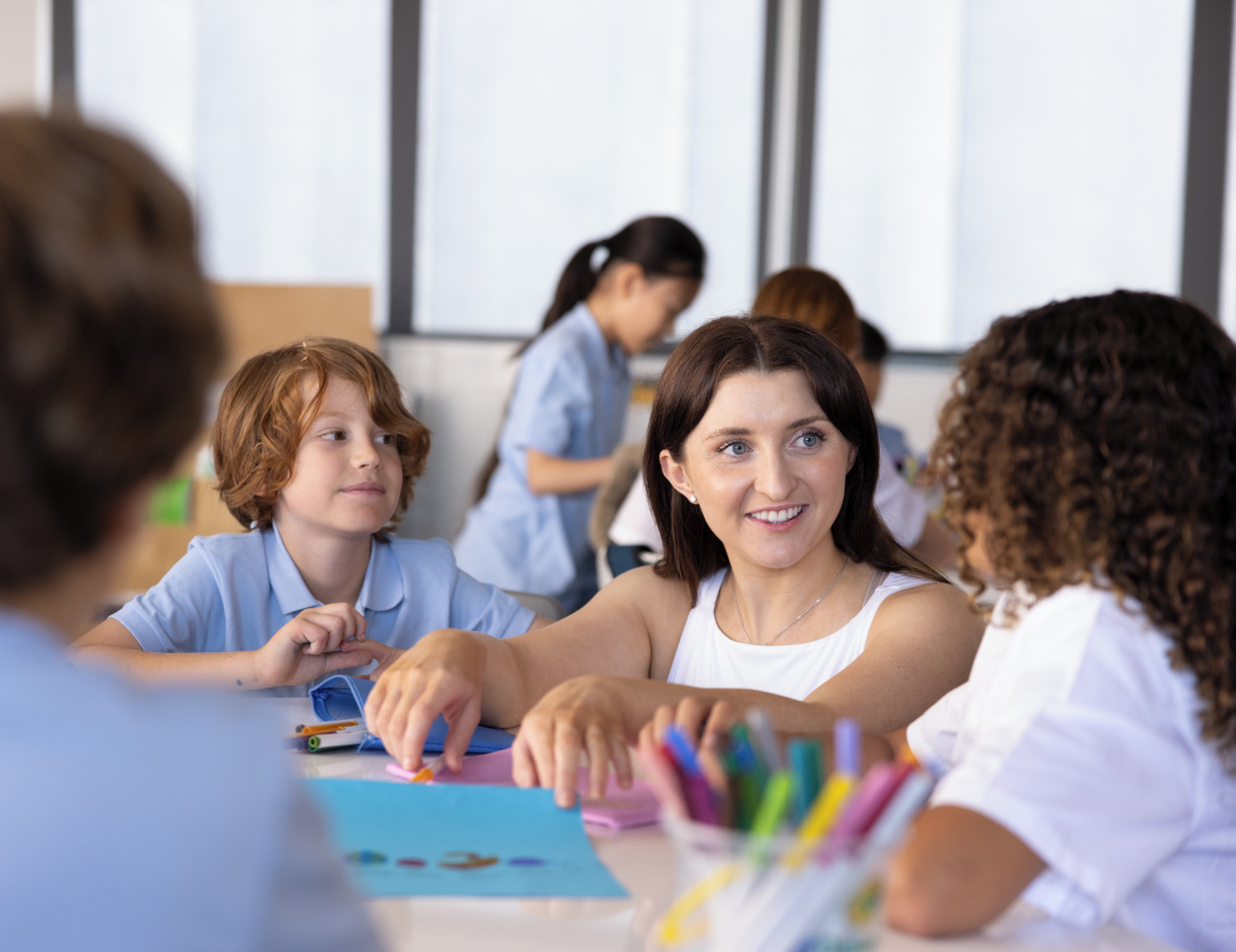 Tess Hogan - Classroom Tessa Hogan in classroom
