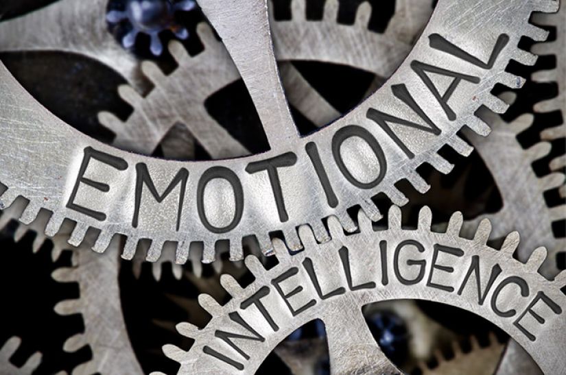 Cogs with emotional intelligence written on them
