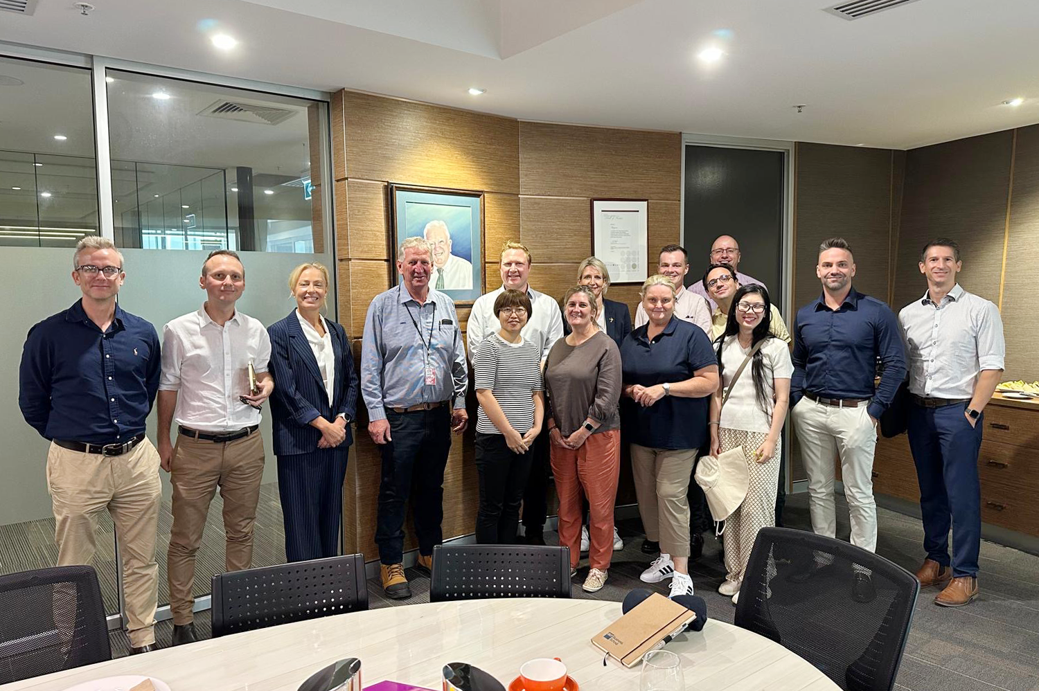 QUT MBA students and alumni at Wagner Corporation