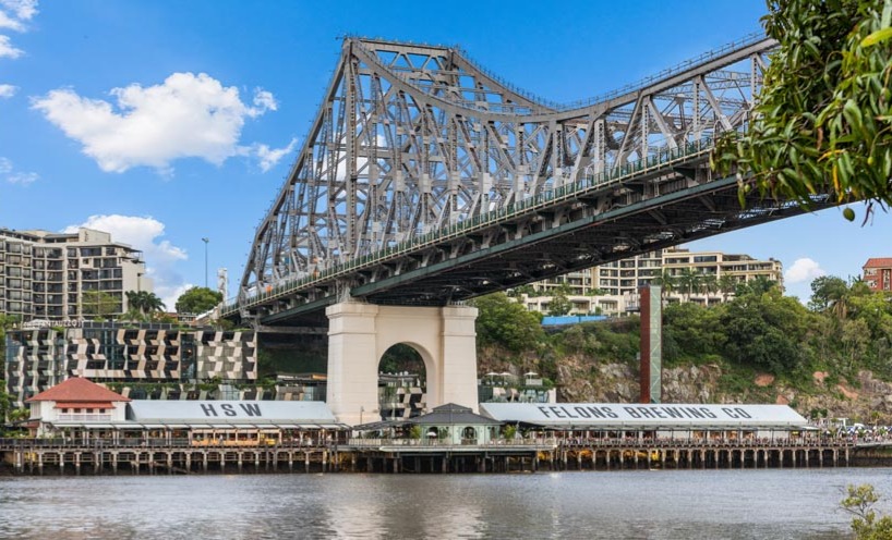 Howard Smith Wharves under the Story Bridge