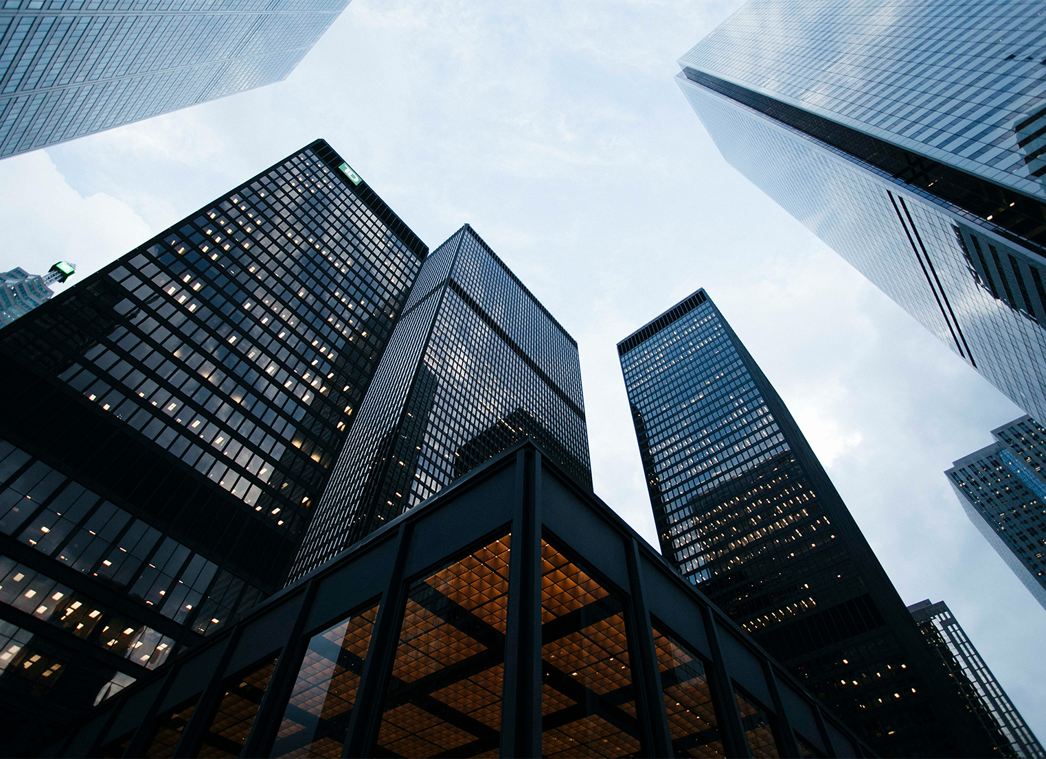 City high rise buildings