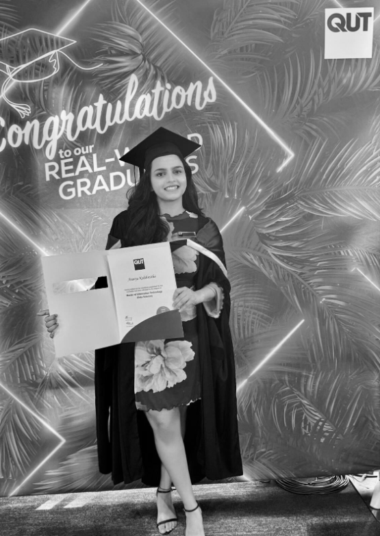 My graduation from QUT