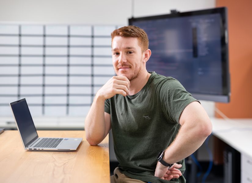 QUT information technology graduate and HUB24 scholarship recipient, Matt Grant