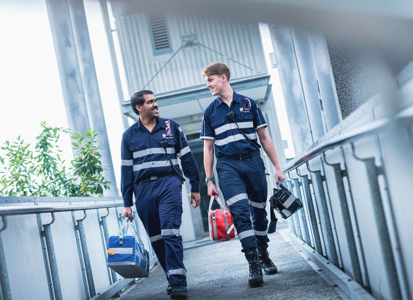 Paramedics at QUT
