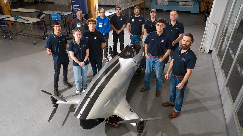 Flying car touches down at QUT Open Day