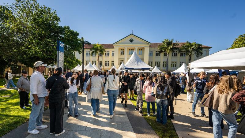 Visitors dream big under blue skies at Open Day