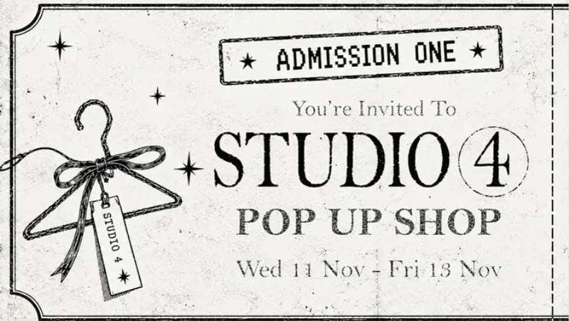 STUDIO 4 Pop Up Shop